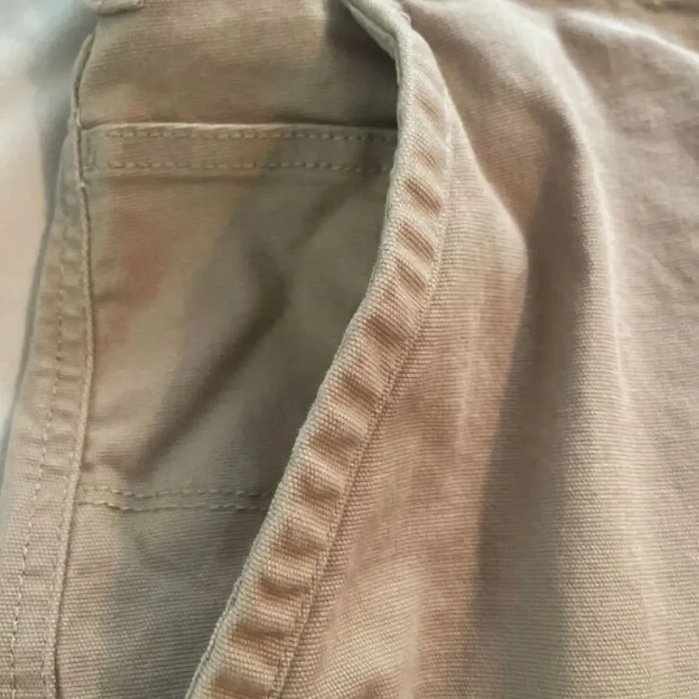 Eddie Bauer Men's Canvas Stretch‎ Utility Pants Tan 38Wx32L classic fit